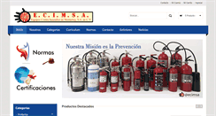 Desktop Screenshot of ecimsa.com.mx